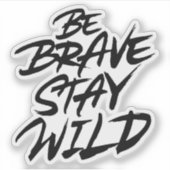 勇敢に暴れ続ける シール (正面)