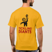 勇敢に立ち向かいます十分なTシャツにあります Tシャツ (裏面)