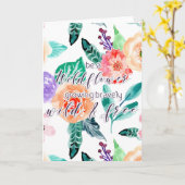 勇敢に野生で自由に育つ野花 カード (黄色い花)