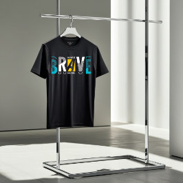 勇敢にT素晴らしシャやる気を起こさせるツをする Tシャツ