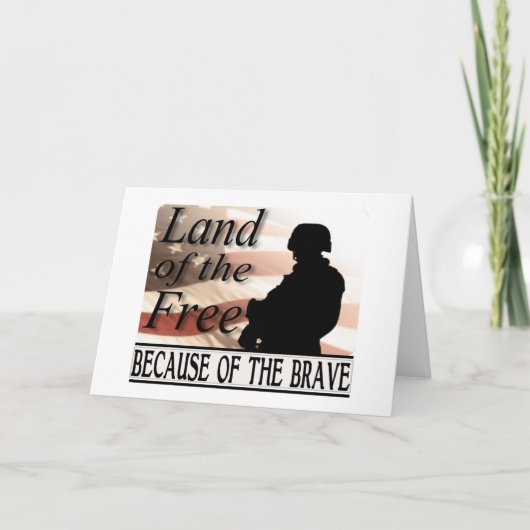 勇敢ののために自由のの土地 カード (正面)