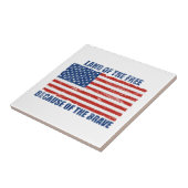 勇敢ののために自由のの土地 タイル (側面)