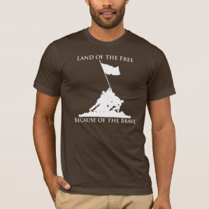 勇敢ののために自由のの土地、: 硫黄島( Tシャツ