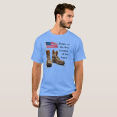 勇敢ののために自由のの家! Tシャツ (正面フル)