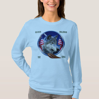 勇敢ののオオカミの家 Tシャツ