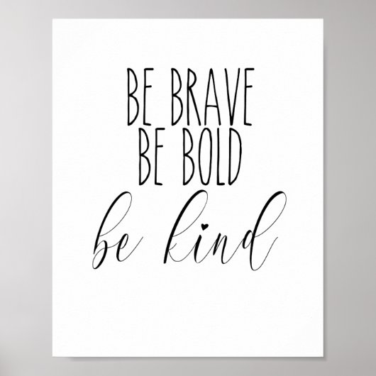 勇敢はっきりしたで、親切なオフィスすべて装飾 ポスター (正面)