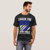 勇敢誇りを持ったな警察官の姪 Tシャツ (正面フル)