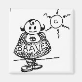 勇敢 マグネット (正面)