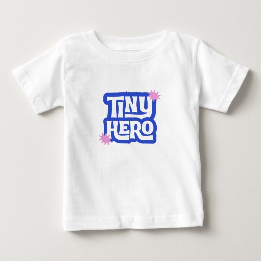 勇気あふれる子供用Tシャツ ベビーTシャツ (正面)