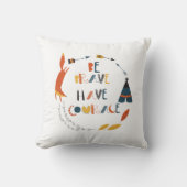 勇気あるキツネ クッション (正面)