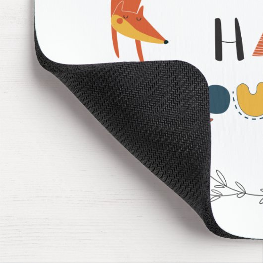 勇気あるキツネ マウスパッド (コーナー)