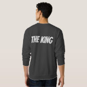 勇気あるライオンTシャツ - 恐れを知らぬ心 スウェットシャツ (裏面フル)