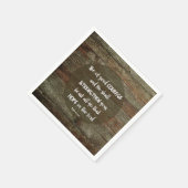 勇気ある人 – 詩編31:24 スタンダードカクテルナプキン (角)