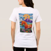勇気ある女性たちのキルトTシャツ トライブレンドTシャツ (裏面)