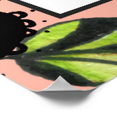 勇気ある子ども向けBohoフレーム・アート ポスター (角)