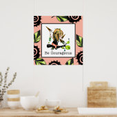 勇気ある子ども向けBohoフレーム・アート ポスター (キッチン)