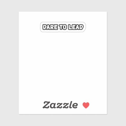 勇気ある指導力を先見の明をもって導こうとする シール (シート)