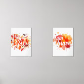 勇気ある水の色の肯定芸術 (正面)