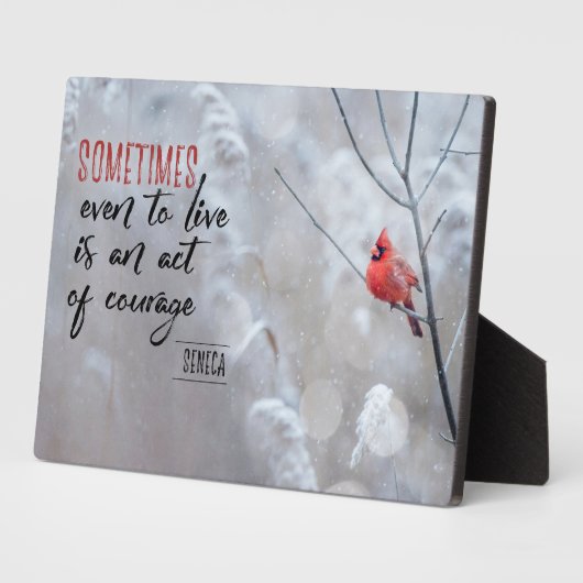 勇気ある行為 フォトプラーク (側面)