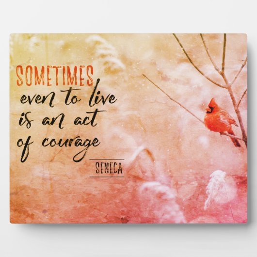 勇気ある行為 フォトプラーク (正面)