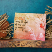 勇気ある行為 フォトプラーク (側面)