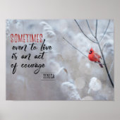 勇気ある行為 ポスター (正面)