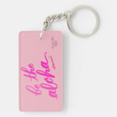 勇気があって下さいあります親切なアロハKeychainがあって下さい キーホルダー (裏面)