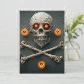 "勇気があるなら入って：ハロウィンの悪夢が待っている！" 招待状 (スタンド正面)