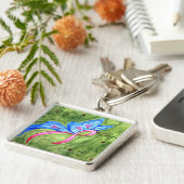 勇気がある女性 キーホルダー (側面)