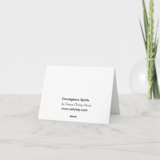 勇気がある精神 カード (裏面)