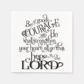 勇気がある スタンダードカクテルナプキン (正面)