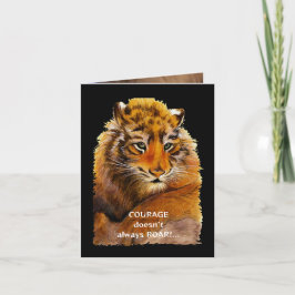 勇気がいつも吠えるわけではない カード