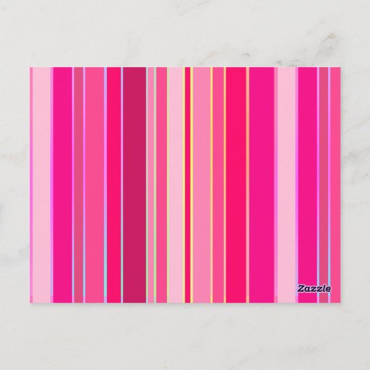 勇気がいつも鳴り響くとは限やる気を起こさせるらない、ピンク ポストカード (裏面)