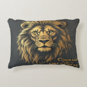 勇気が偉大に導く – 動機感動的づけ アクセントクッション (正面)