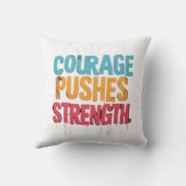 勇気が力を出す クッション (裏面)