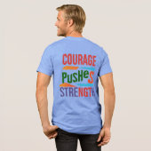 勇気が力を出す トライブレンドＴシャツ (フル背面)