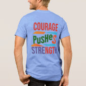 勇気が力を出す トライブレンドＴシャツ (裏面)