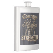 勇気が力を出す フラスク (右)