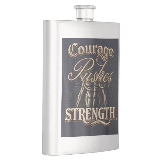 勇気が力を出す フラスク (右)