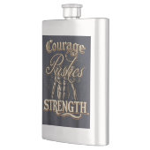 勇気が力を出す フラスク (左)