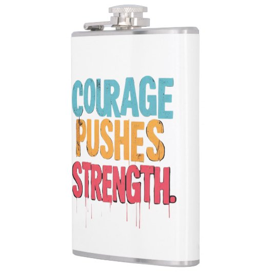 勇気が力を出す フラスク (左)