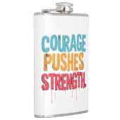 勇気が力を出す フラスク (右)