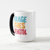 勇気が力を出す モーフィングマグカップ (正面左)