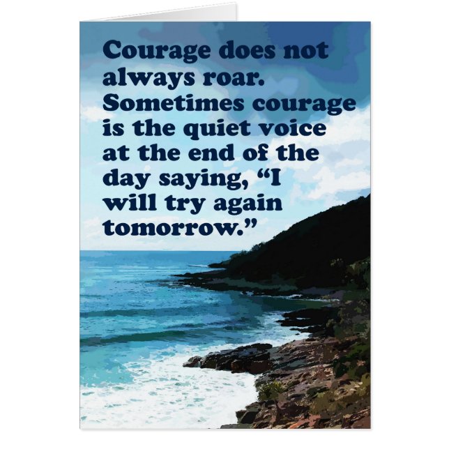 勇気が必ずしもカードを鳴ら空白のさない (正面)