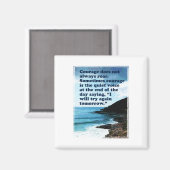 勇気が必ずしも磁石を鳴らすわけではない マグネット (正面/裏面)