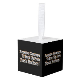 「勇気が必要」かわいいデザイン。買今 キューブオーナメント