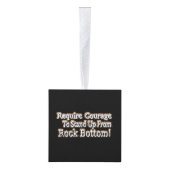 「勇気が必要」かわいいデザイン。買今 キューブオーナメント (右)