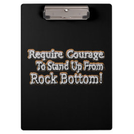 「勇気が必要」かわいいデザイン。買今 クリップボード