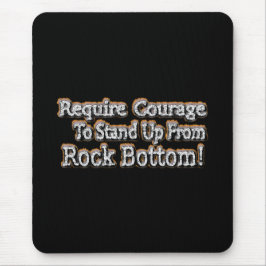 「勇気が必要」かわいいデザイン。買今 マウスパッド