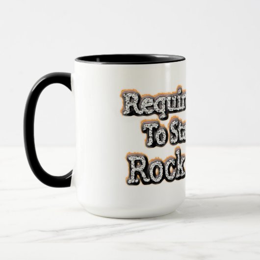 「勇気が必要」かわいいデザイン。買今 マグカップ (左)